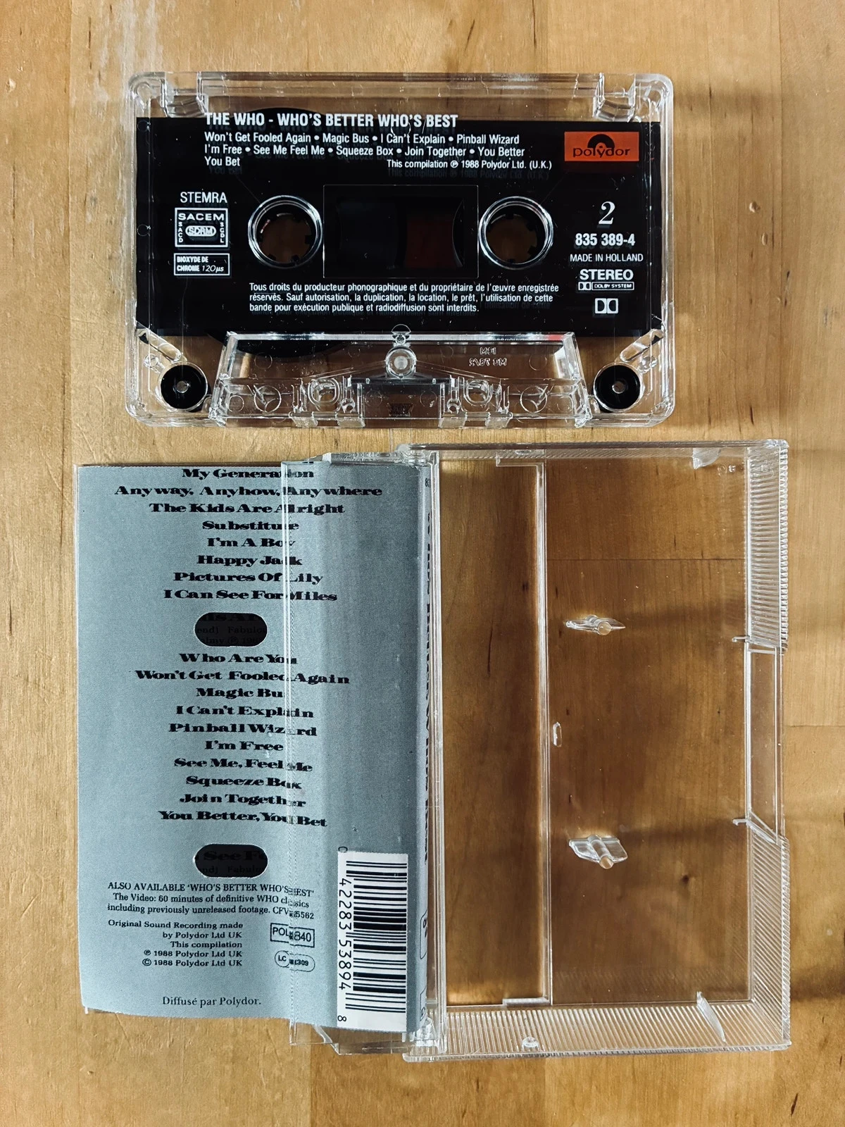 Cassette audio The Who Very Best of. – photo 2